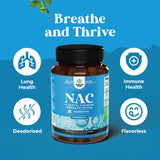 NAC Suplemento N-Acetil Cisteína 1000mg Vegan 2 Meses