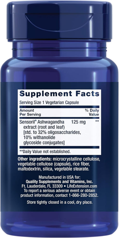Suplemento- Life Extension, 60 cápsulas, vegano