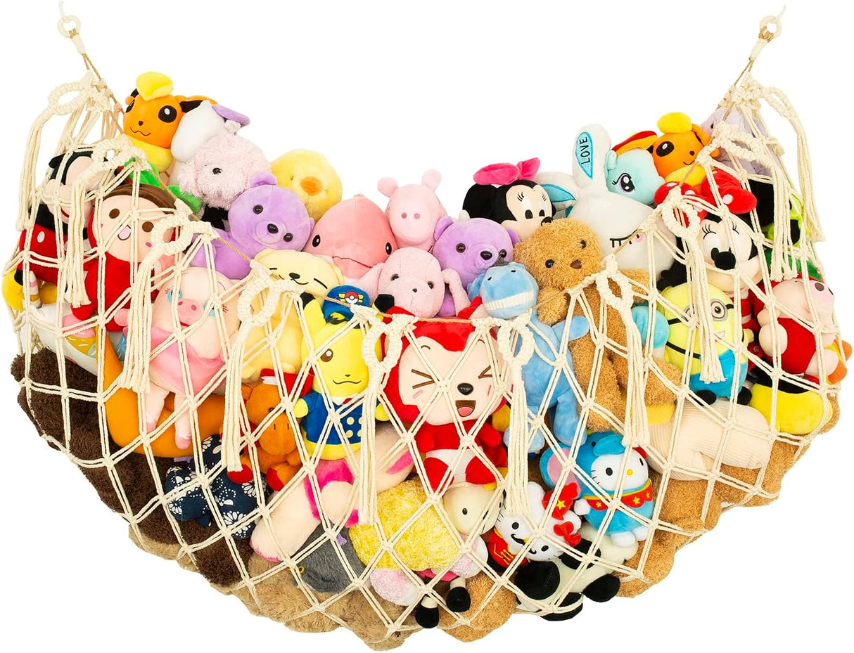 Red para Juguetes de Peluche Hecha a Mano para Pared