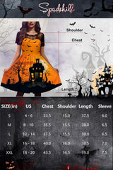 Disfraces  Vestido de Halloween con mangas talla XL