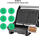 Prensa Panini Chefman, placas antiadherentes, apta para lavavajillas