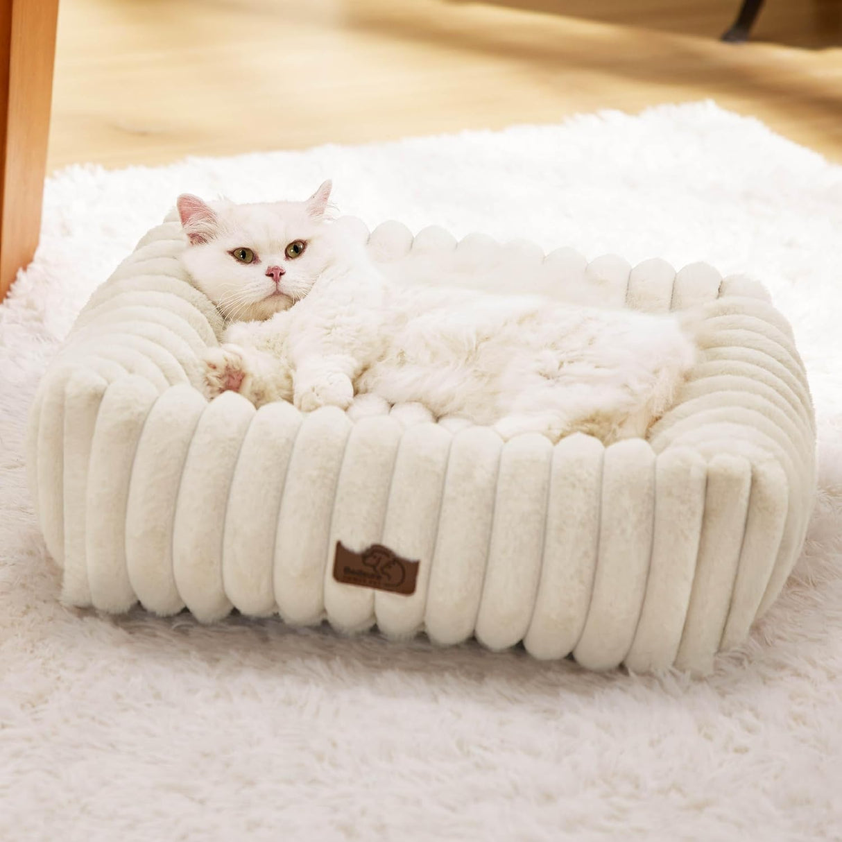 Cama para perros pequeños Bedsure, ortopédica, 20x19x6 pulgadas