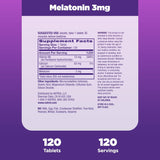 Suplemento de Melatonina 3 mg Natrol, 120 tabletas, 120 días