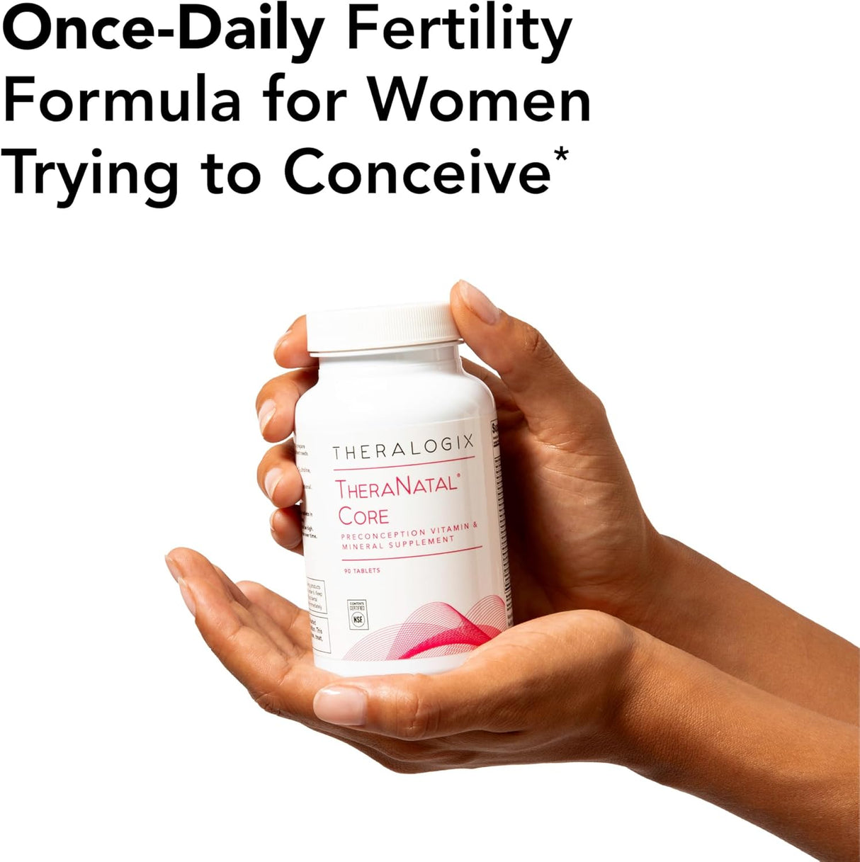 Suplemento prenatal Theralogix TheraNatal Core 90 días NSF