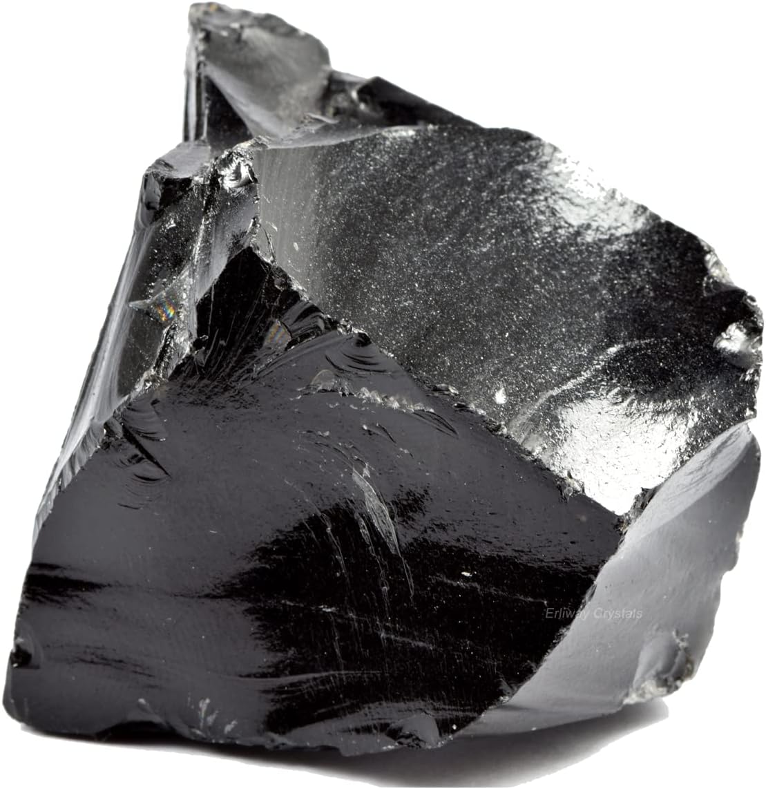 Cristales de Obsidiana Negra Crudos para Decoración y Sanación