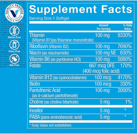 BComplex 100 - Apoya la producción de energía metabolismo