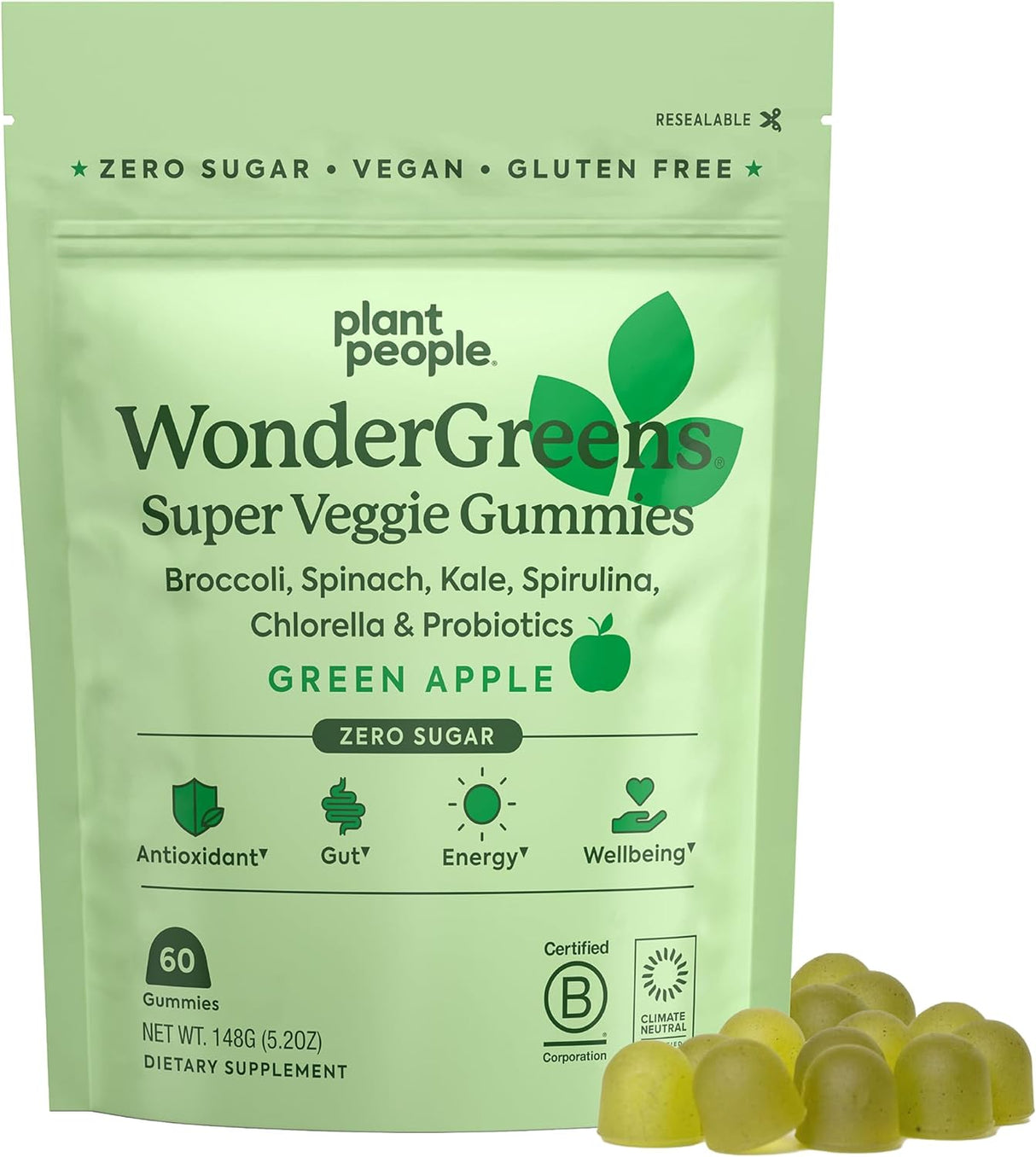 Suplementos con probióticos Multivitamínico Plant People