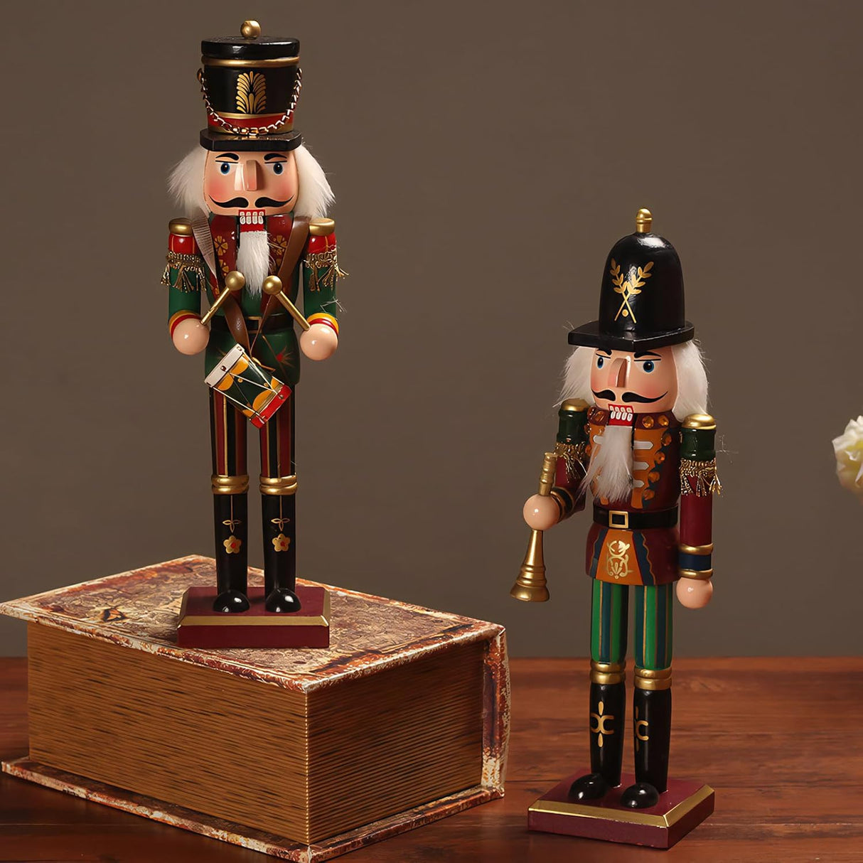 Adornos de Navidad Nutcracker de Madera 12 Pulgadas Set
