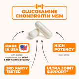 Suplemento Articular Glucosamina, Chondroitina y MSM - 150 Caps