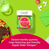 OLLY Suplementos de gomitas para el metabolismo vinagre sidra