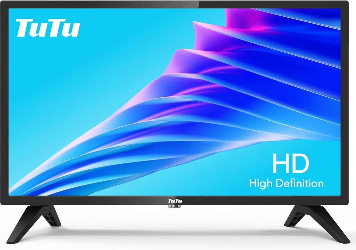 Televisor LED 24 TuTu HD 720P, Dolby Audio, Modelo 2023