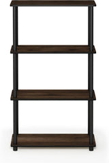 Estante Multipropósito Furinno 4 Niveles, Tubos Redondos, Modelo
