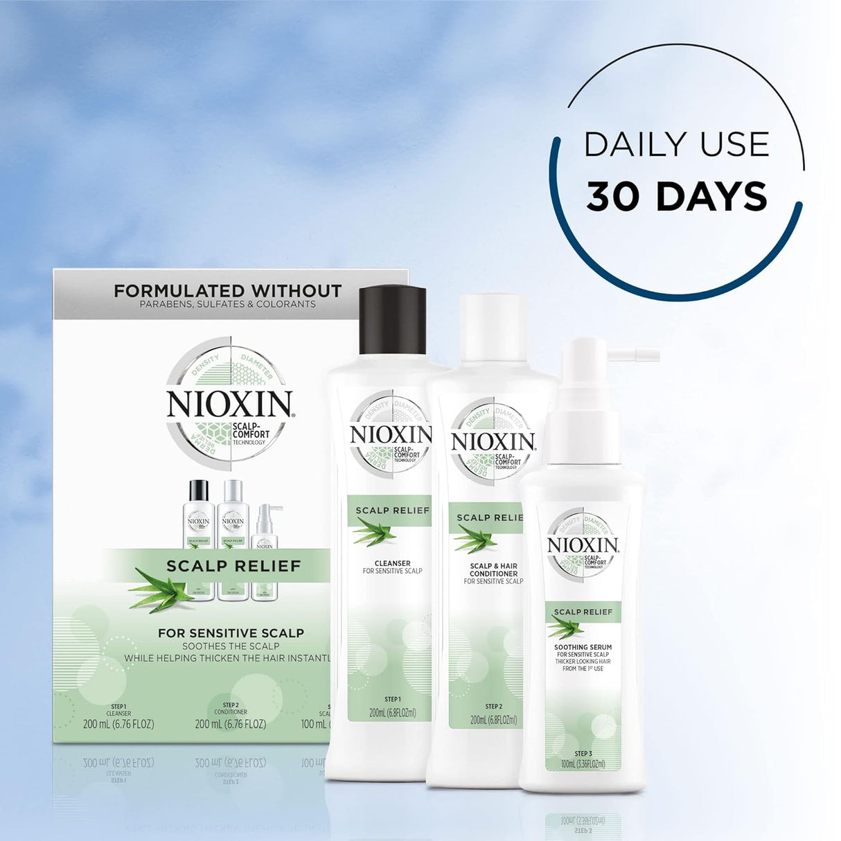 Shampoos Nioxin cuero cabelludo sensible 6.7 fl oz