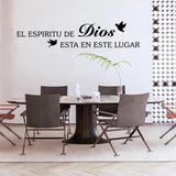 Vinilos Decorativos de Versículos Bíblicos, Inspiración Cristiana