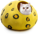 Cueva para Gatos Woolygon - Felt Bed Ecológico - Polka Dot