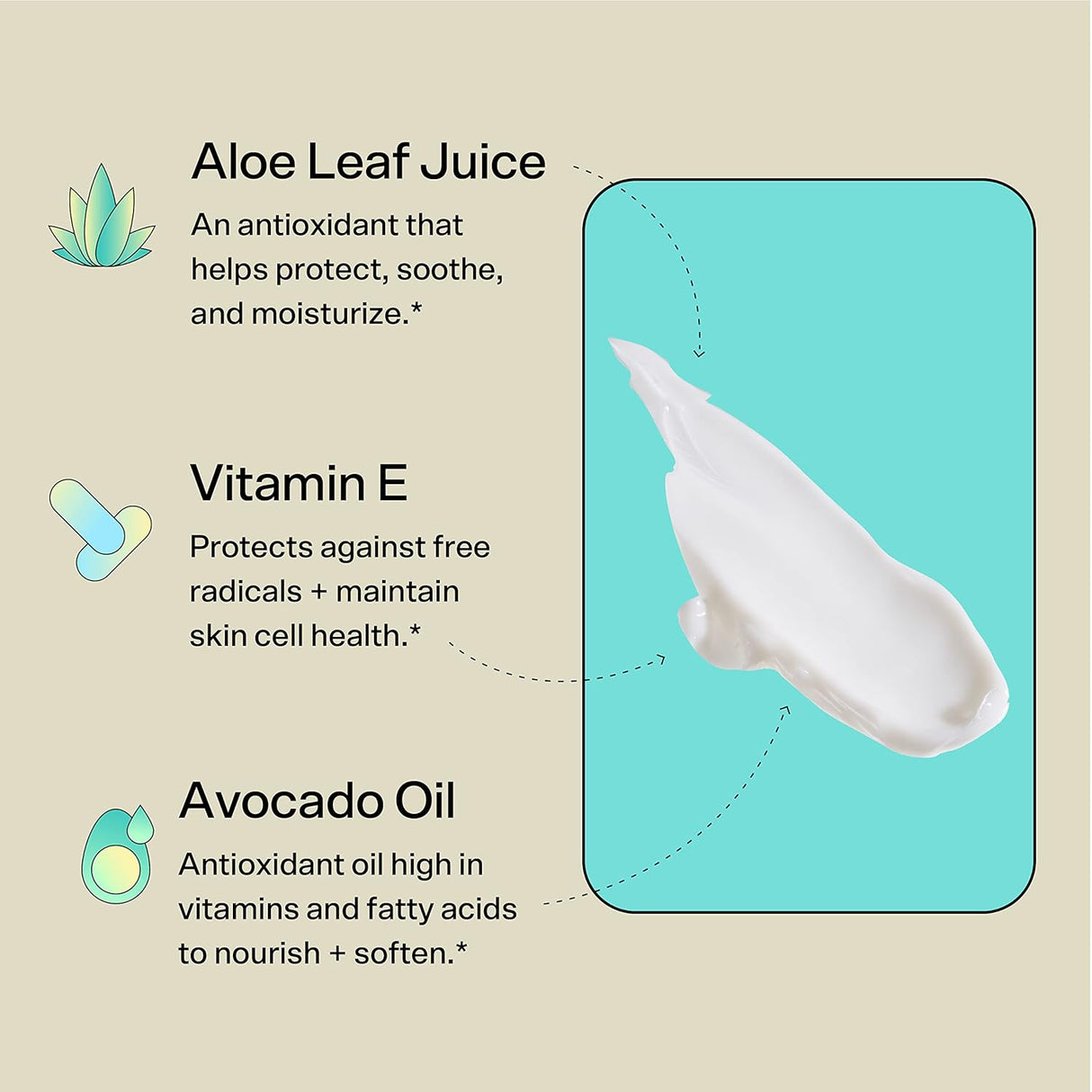 Gel Hidratante Facial de Aloe Natural + Aceite de Aguacate