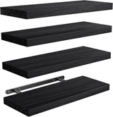 Estantes Flotantes de Madera, AMADA HOMEFURNISHING, Set 4, AMFS40B