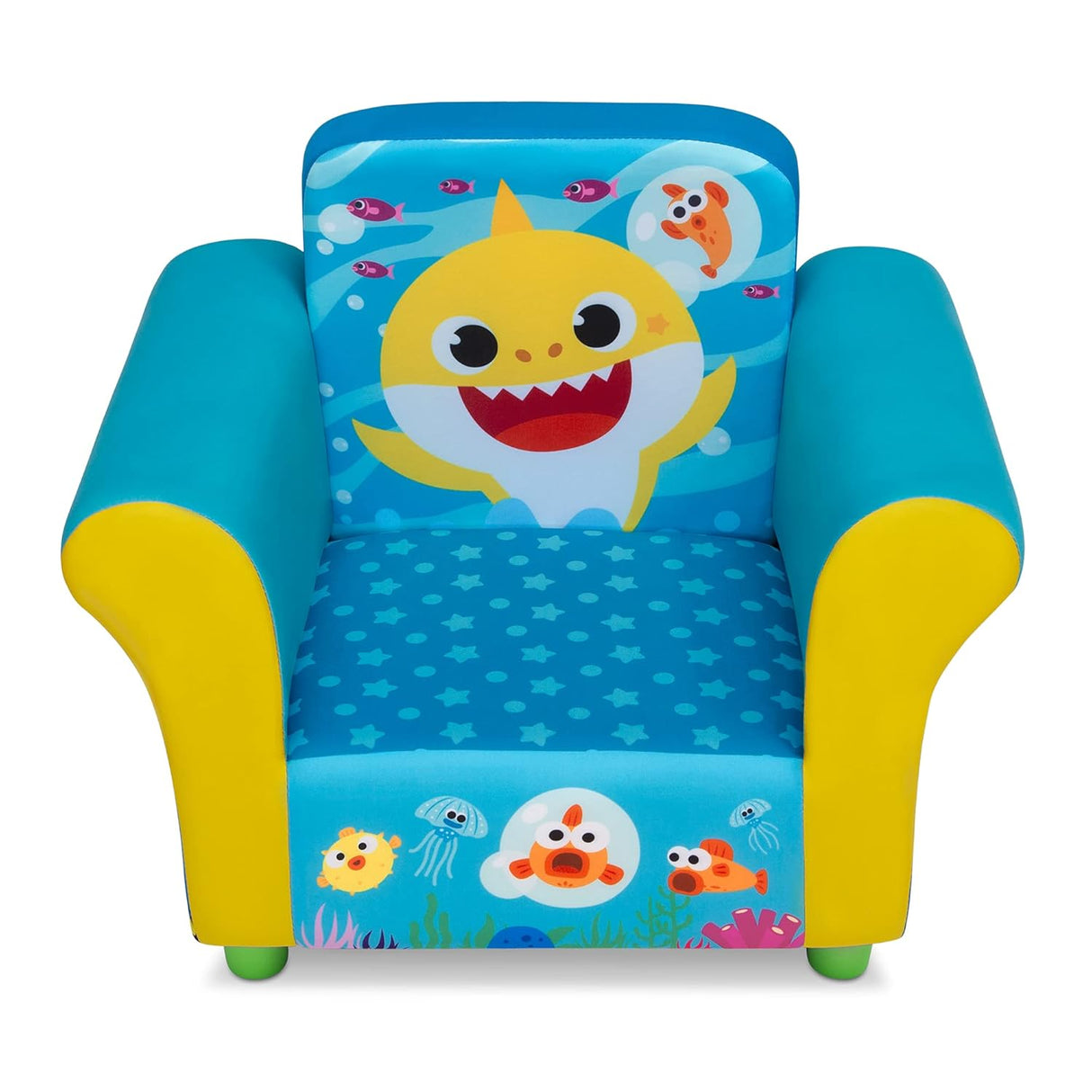 Delta Children Silla tapizada Baby Shark