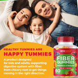 Suplementos soluble de gomita vegana con inulina