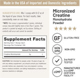 Creatina Micronizada NatureWise, 5000mg, 100 Serv, Unflavored