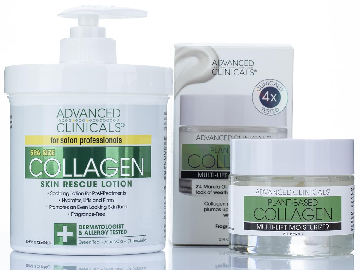 Loción facial de colágeno y ácido hialurónico crema corporal