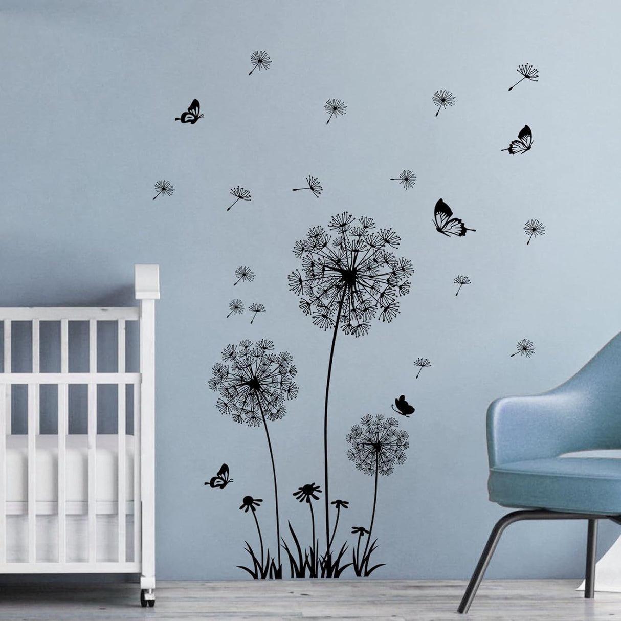 Stickers de Pared Flores y Mariposas Supzone para Decoración