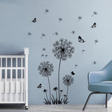 Stickers de Pared Flores y Mariposas Supzone para Decoración