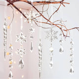 18 Piezas Adornos Acrílicos Cristales para Árbol - Decoración