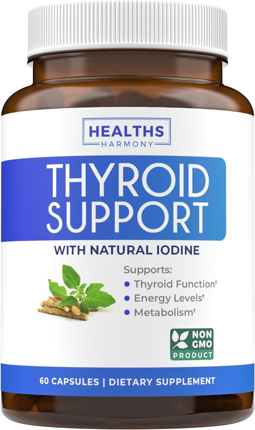 Suplemento Apoyo para la tiroides con yodo (sin OGM)