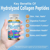 Colágeno Peptidos Suaves, Multi con Glucosamina y MSM, Biotín