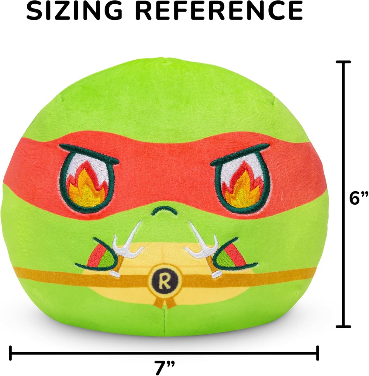 Peluche Reversible TeeTurtle TMNT 6 Kawaii - Raphael