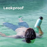 Botella de acero inoxidable con tapa a prueba de fugas  Wide Mouth Chug Cap