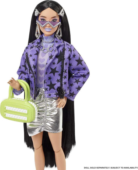 Barbie Extra Pack con 7 Piezas, Perrito, Accesorios y Moda