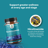 Suplemento Vitamina B3 Nicotinamida 500 mg   60 unidades