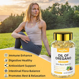 Aceite de Orégano en Cápsulas Naturales, 300mg, con Semilla Negra, Sin Gluten