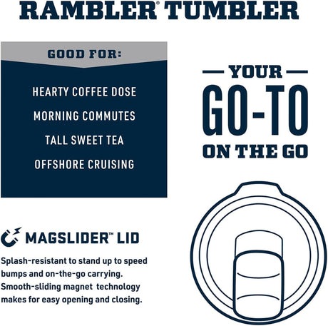 Taza YETI Rambler 30 oz Acero Inoxidable con Tapa MagSlider