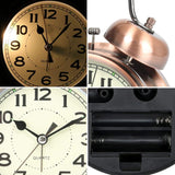 Reloj Despertador Super Ruidoso para Dormilones, 4" Silencioso
