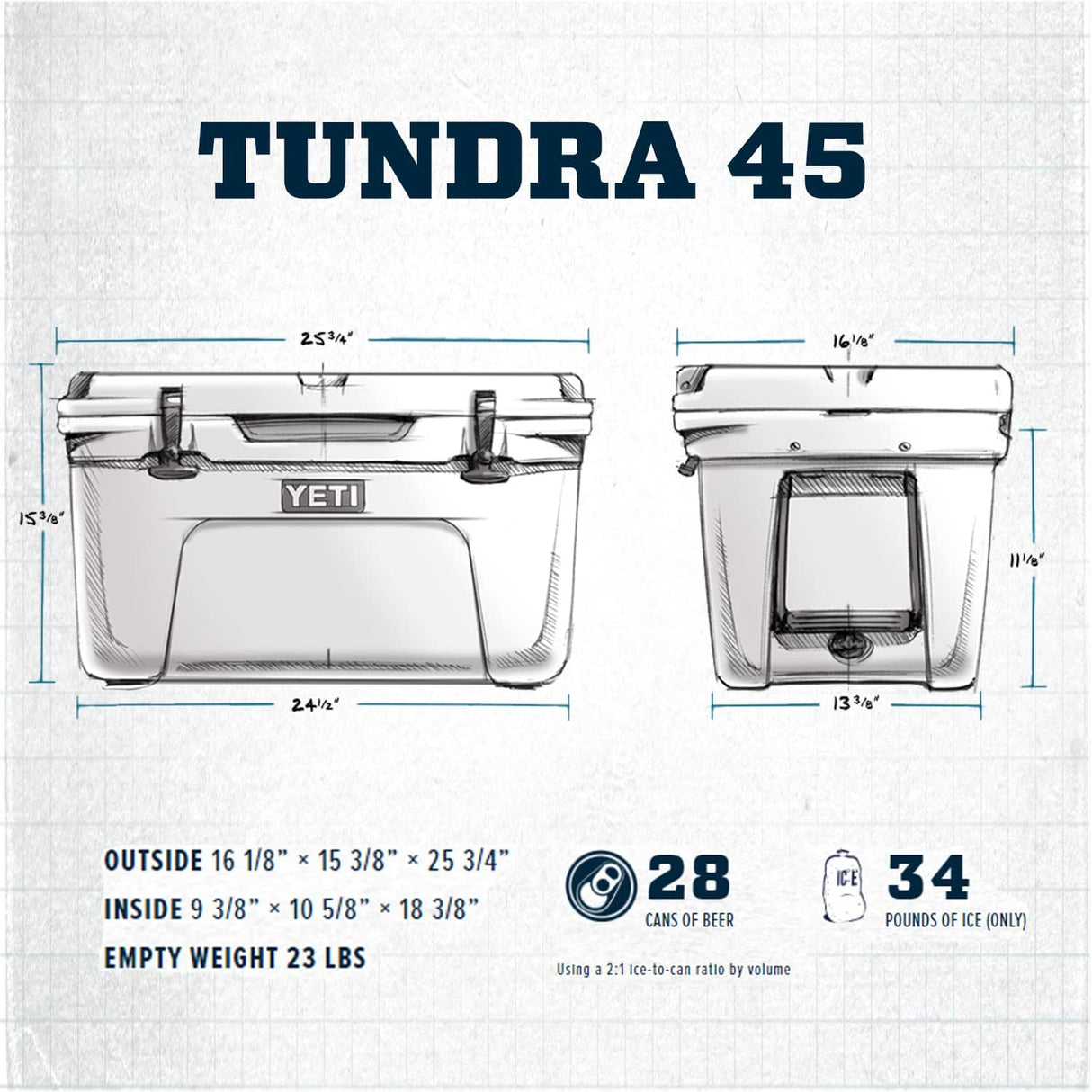 YETI - Hielera Tundra 45