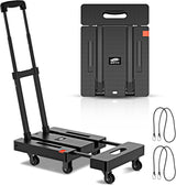 Carretilla Plegable SOYO, 500 lbs, 6 Ruedas, Carga Portátil