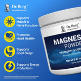 Berg Magnesio Glycinato en Polvo para Sueño, Relajación, 50 raciones