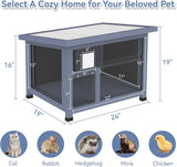 Casa de gato duradera con puerta de escape resistente Petsfit