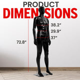 Maniquí Masculino Premium, Construcción Duradera y Versátil