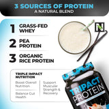 Nutrology TRIPACT Batido 7 en 1, Proteína Whey, 40 raciones