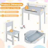 Juego de mesa y silla para niños jardín de infantes Costzon