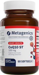 Metagenics CoQ10 ST 100mg Coenzima Q10 antioxidante