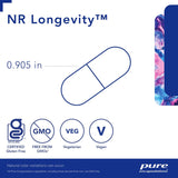 Suplemento NR Longevity Pure Encapsulations, 60 Cápsulas