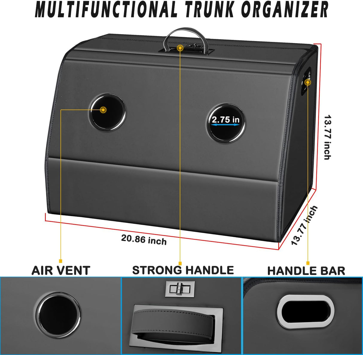 Organizador de Maletero HOLDCY - Impermeable y Ajustable 20.86