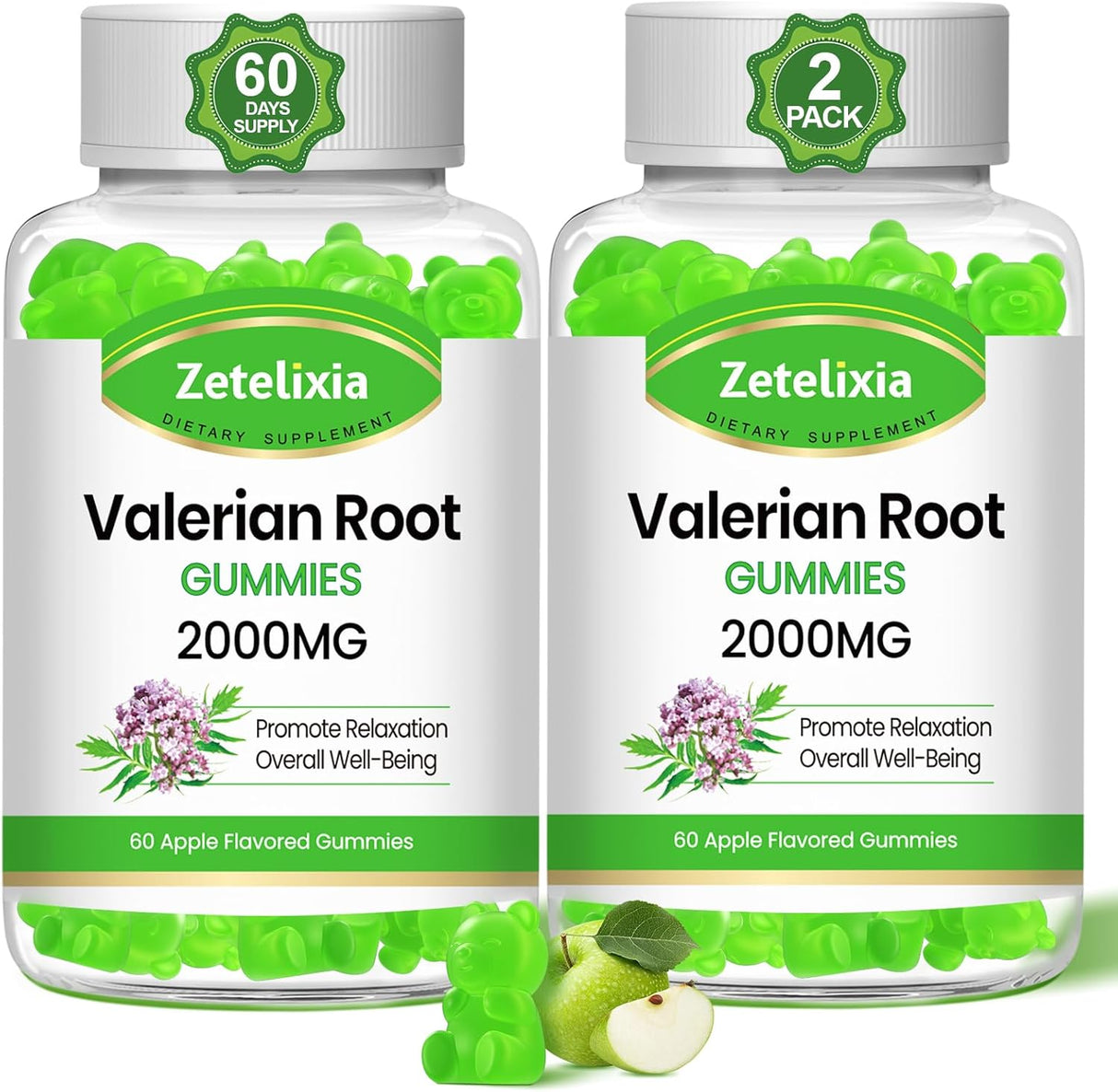 Gominolas de Valeriana Orgánica, Relajación, 120U