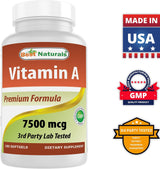 Suplementos Alimenticios  Vitamina A 25000 UI