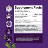 Suplemento de Ashwagandha Nature's Craft - 60 Tablets Vegan
